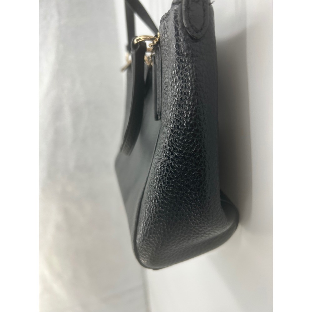 Coach Black Pebble Leather Small Kelsey Satchel- Minimalist Classic - Picture 8 of 10